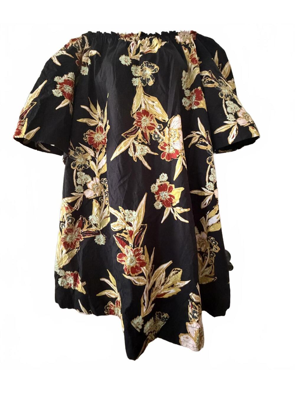 NWOT Free People Jodie Floral Print Tunic Mini Dress size M - Picture 4 of 8